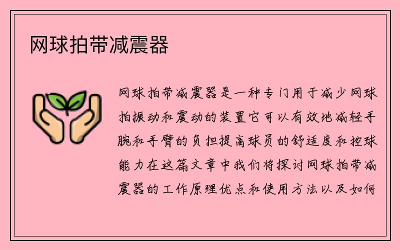 网球拍带减震器